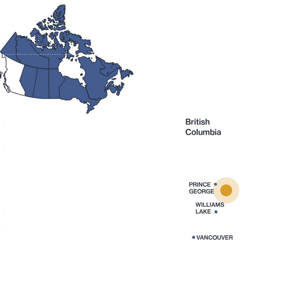 Cariboo Gold Project Location